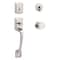 Kwikset Kwikset Prague Satin Nickel Entry Handleset 1-3/4 in. 98180-025 - alternate 1